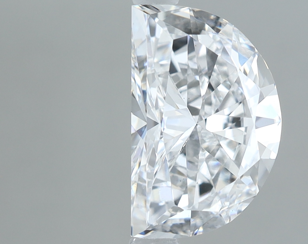 2.00 carat Half Moon lab grown diamond, D VS1, IGI certified