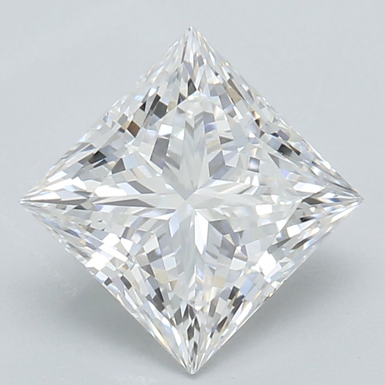 1.07 Carat Certified Loose Lab Grown CVD Diamond Princess E Color VVS2 Clarity