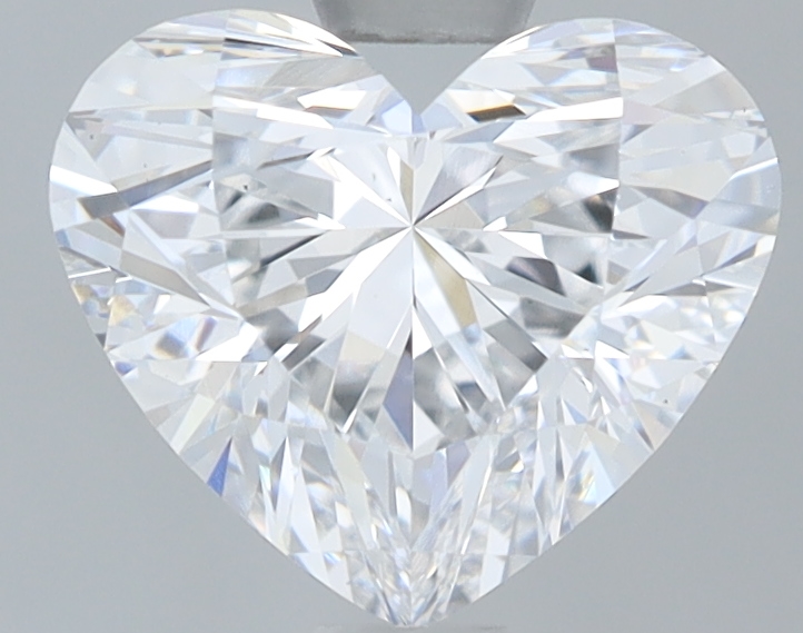 1.04 Carat Certified Loose Lab Grown CVD Diamond Heart VS1 Color D Clarity