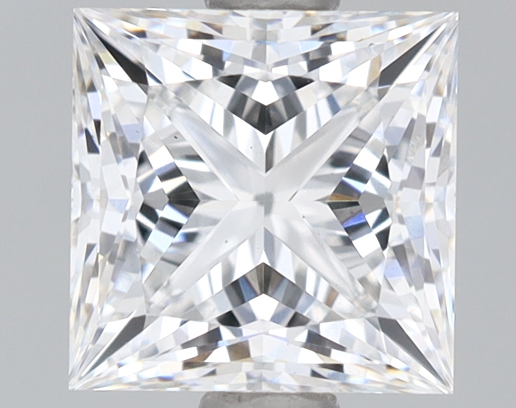 1.07 Carat Certified Loose Lab Grown CVD Diamond Princess D Color VS1 Clarity