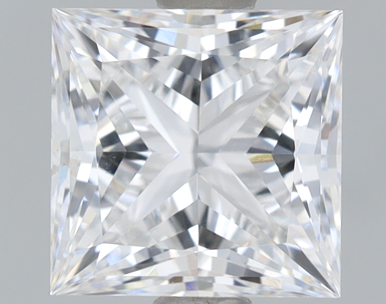 1.21 Carat Certified Loose Lab Grown CVD Diamond Princess E Color VS1 Clarity