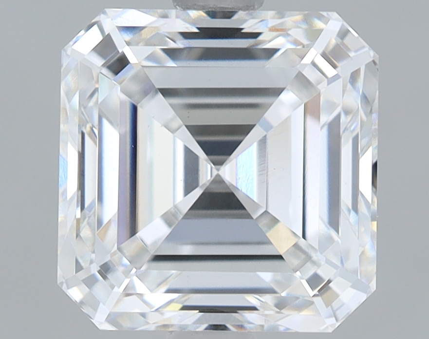 2.24 Carat Certified Loose Lab Grown CVD Diamond Asscher F Color VS1 Clarity