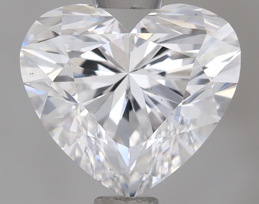 1.06 Carat Certified Loose Lab Grown CVD Diamond Heart D Color VS1 Clarity