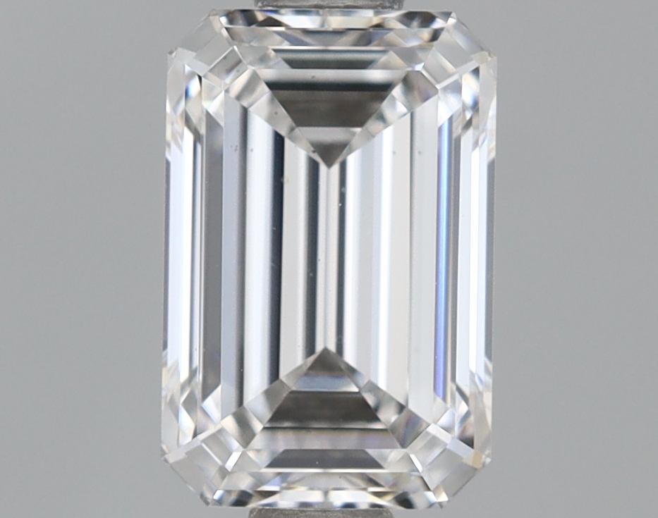 0.93 Carat Certified Loose Lab Grown CVD Diamond Emerald SI1 Color G Clarity