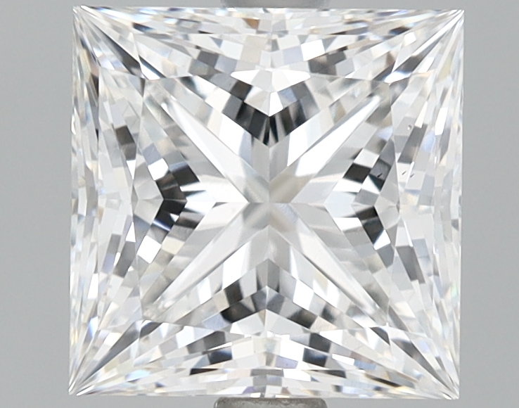2.08 Carat Certified Loose Lab Grown CVD Diamond Princess VS1 Color G Clarity