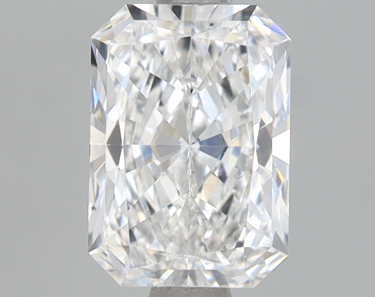 1.01 Carat Certified Loose Lab Grown CVD Diamond Radiant F Color VS2 Clarity