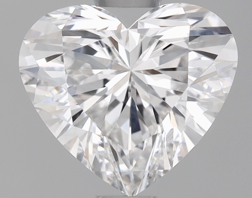 1.01 Carat Certified Loose Lab Grown CVD Diamond Heart F Color VVS2 Clarity