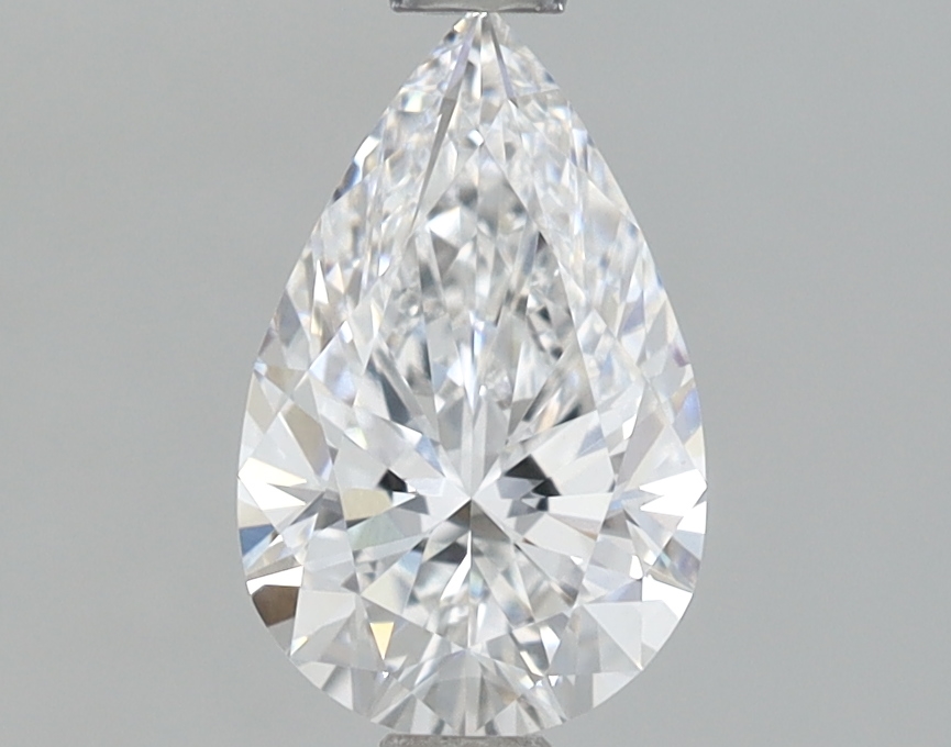 1.00 Carat Certified Loose Lab Grown CVD Diamond Pear VS1 Color E Clarity