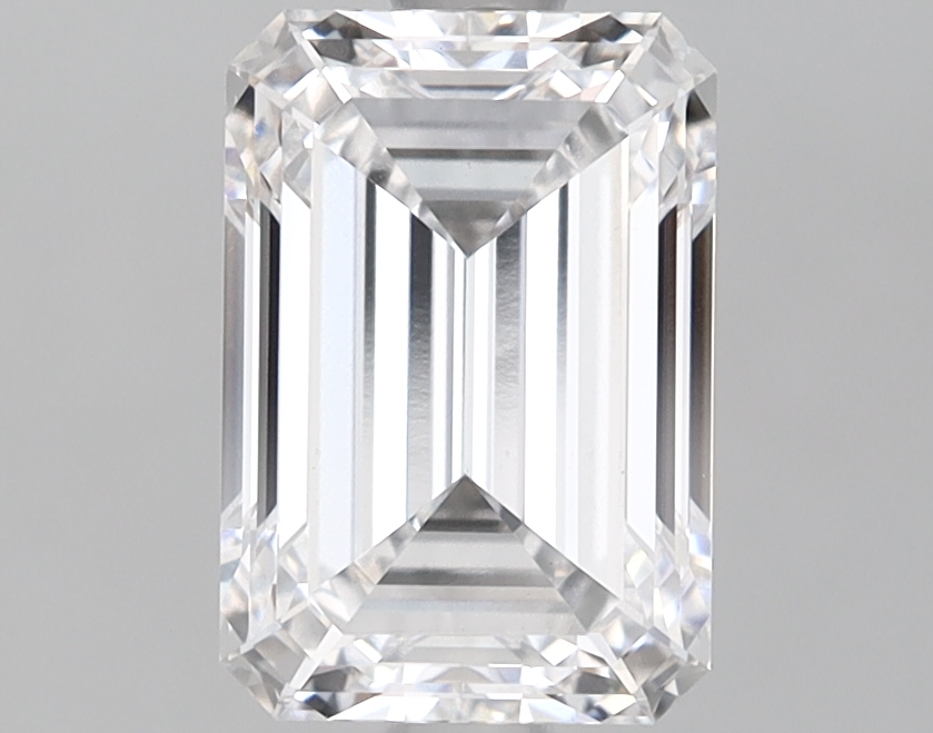 2.06 Carat Certified Loose Lab Grown CVD Diamond Emerald D Color VVS2 Clarity