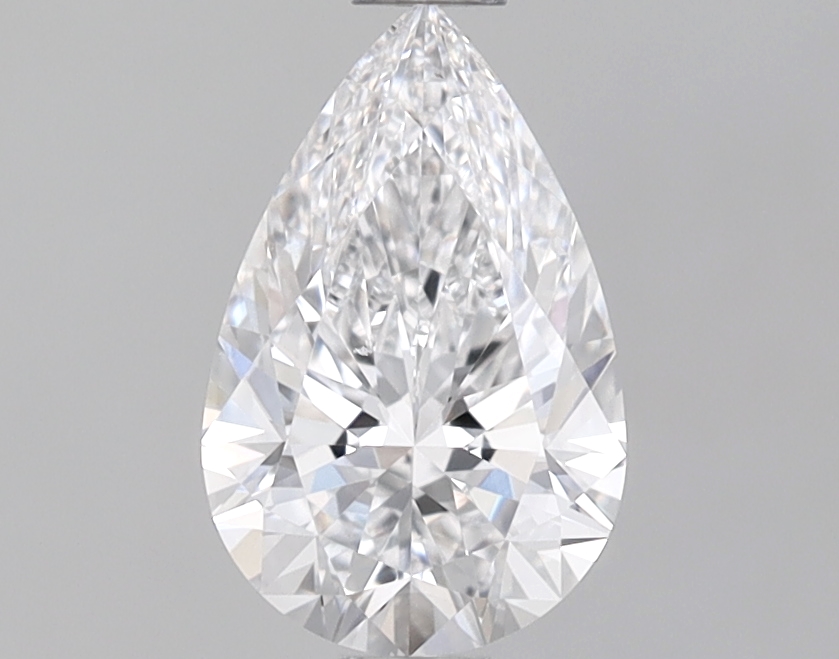 1.00 Carat Certified Loose Lab Grown CVD Diamond Pear VS1 Color D Clarity