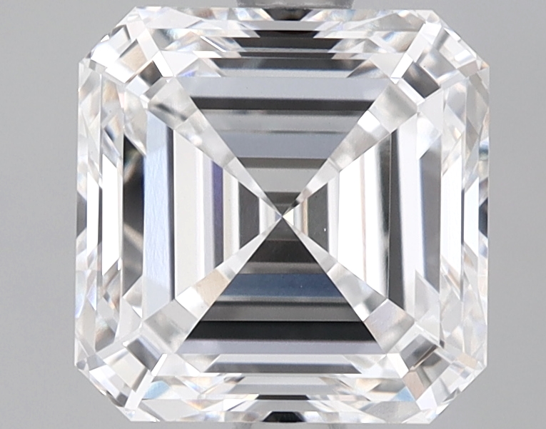 2.56 Carat Certified Loose Lab Grown CVD Diamond Asscher E Color VVS2 Clarity