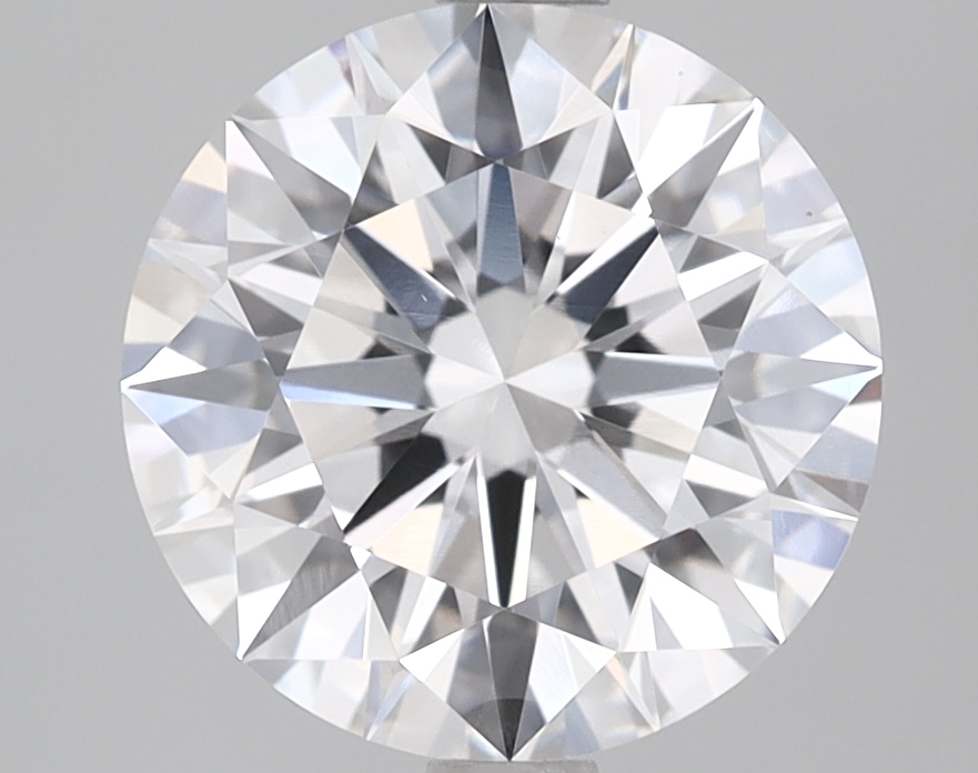 2.77 Carat Certified Loose Lab Grown CVD Diamond Round E Color VVS2 Clarity