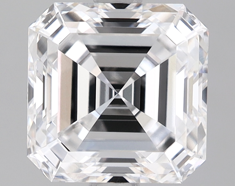 2.52 Carat Certified Loose Lab Grown CVD Diamond Asscher VVS2 Color E Clarity